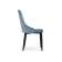 Стул на металлокаркасе Kora light blue / black