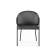 Стул на металлокаркасе Kortni dark grey / black