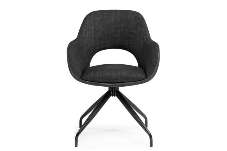 Стул на металлокаркасе Memfis graphite / black-2