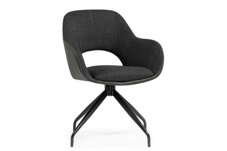 Стул на металлокаркасе Memfis graphite / black-3