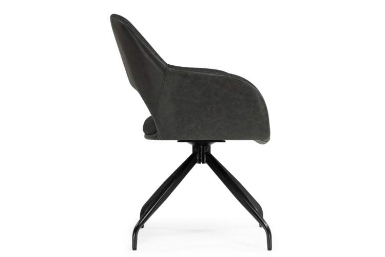 Стул на металлокаркасе Memfis graphite / black-5