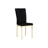 Стул на металлокаркасе Rek black / gold Стул на металлокаркасе Rek black / gold