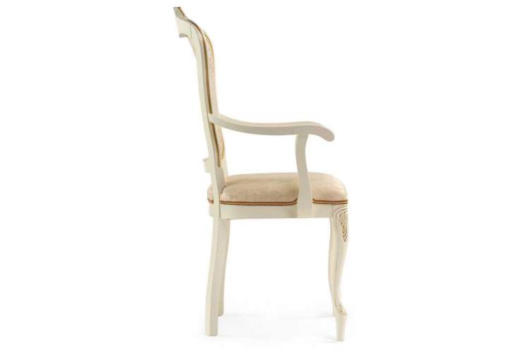 Стул деревянный Руджеро патина золото / бежевый-2