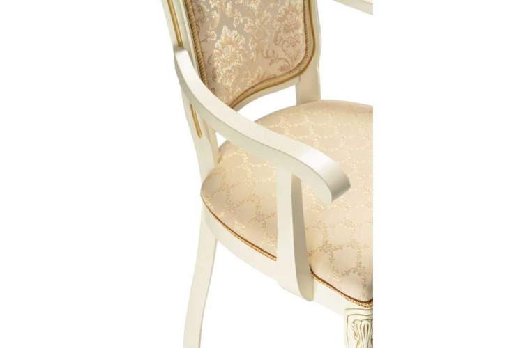Стул деревянный Руджеро патина золото / бежевый-6