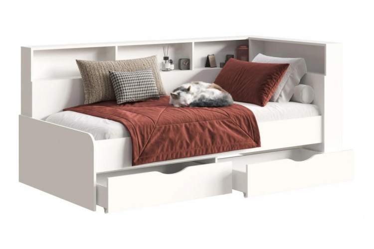 Кровать Амер 190х80 белая