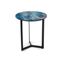 Журнальный стол Роб D-450 лазурит / черный