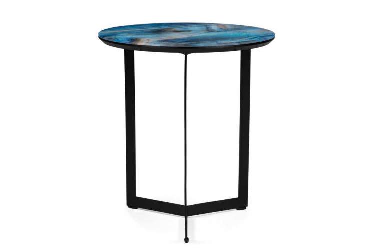 Журнальный стол Роб D-450 лазурит / черный-1