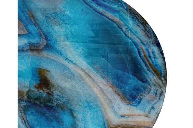 Журнальный стол Роб D-450 лазурит / черный-4