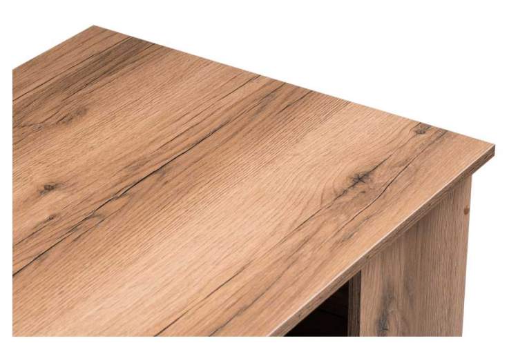 Офисная мебель Битти Лофт 116х60х75 дуб делано темный / черный матовый-4