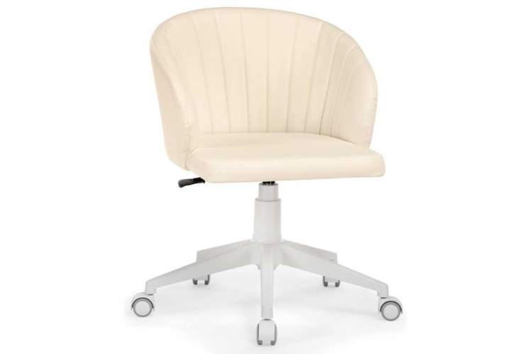 Офисное кресло Пард экокожа слоновая кость