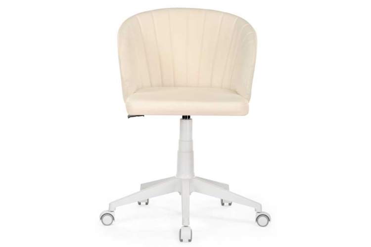 Офисное кресло Пард экокожа слоновая кость-2