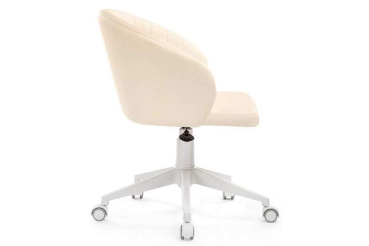 Офисное кресло Пард экокожа слоновая кость-3