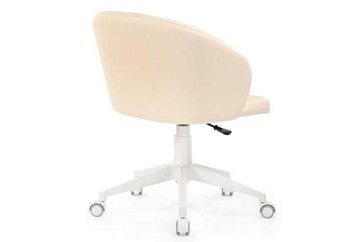 Офисное кресло Пард экокожа слоновая кость-4