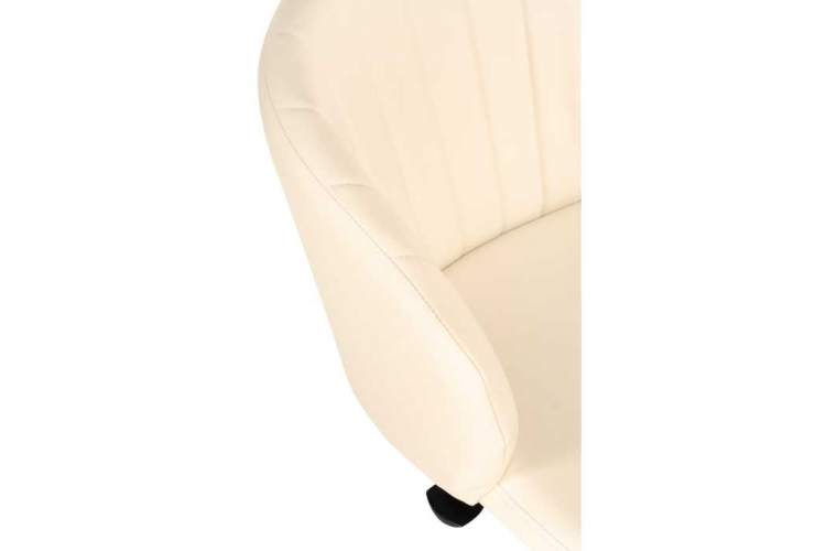 Офисное кресло Пард экокожа слоновая кость-6