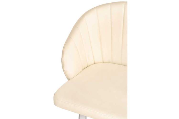 Офисное кресло Пард экокожа слоновая кость-7