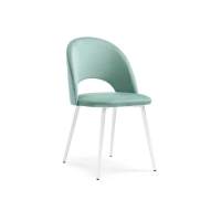 Стул Стул на металлокаркасе Ирре confetti aquamarine / белый глянец Стул Стул на металлокаркасе Ирре confetti aquamarine / белый глянец