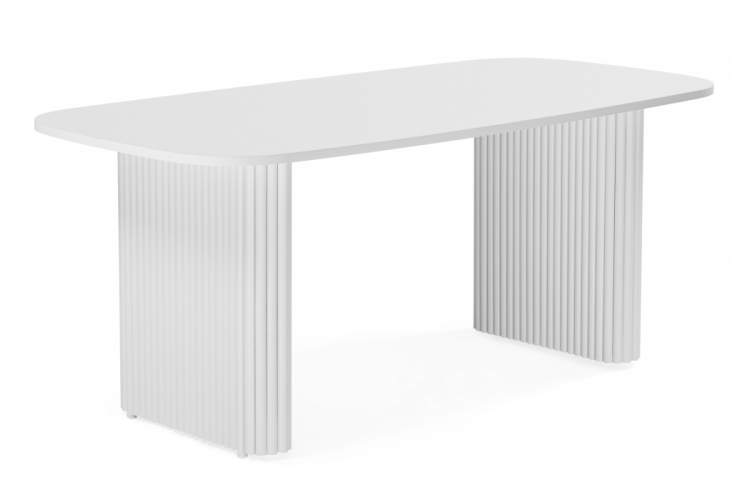 Стол деревянный Бавария B 160 х 90 белая пленка шагрень / белый