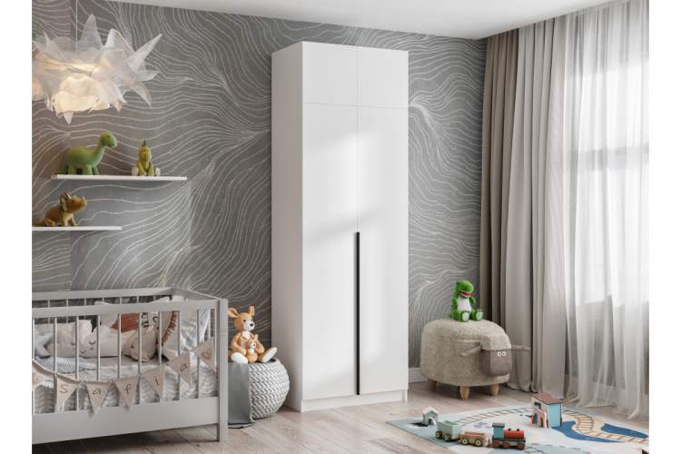 Шкаф Широн 800 белый / белый-1