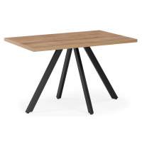 Стол деревянный Райн 32 116(160)x77 раздвижной дуб табачный / черный