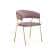 Стул на металлокаркасе Kamelia 1 light purple /gold