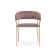 Стул на металлокаркасе Kamelia 1 light purple /gold