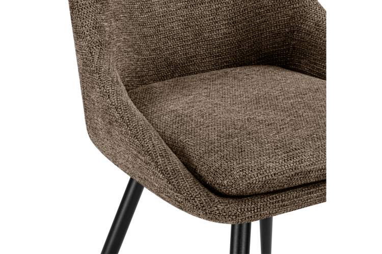 Стул на металлокаркасе Avian вращающийся светло-коричневый / черный-11