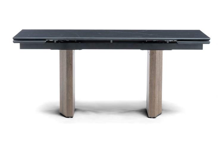 Керамический стол Монерон 180(240)x90 shakespeare black / орех кантри-8