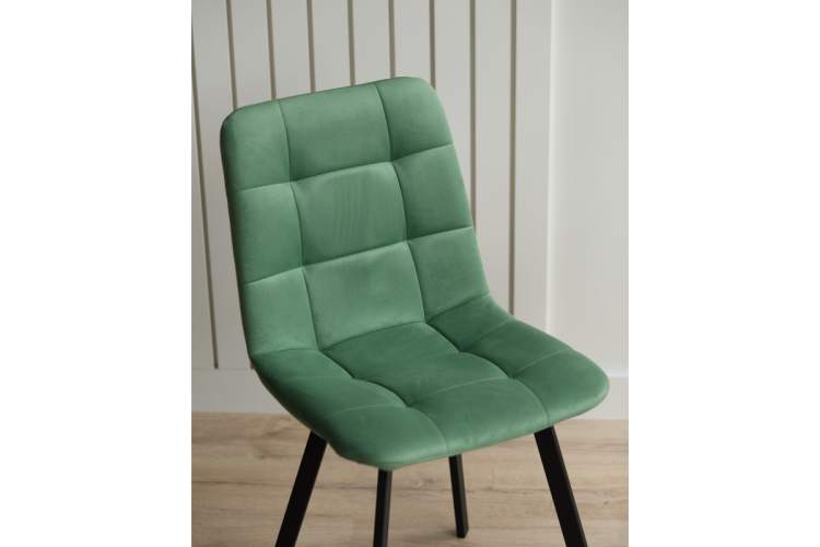 Стул на металлокаркасе Чилли фисташковый / черный-6