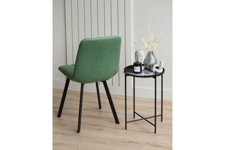 Стул на металлокаркасе Чилли фисташковый / черный-8