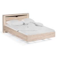 Кровать Магантия 140х200 сПМ парящая дуб баррик