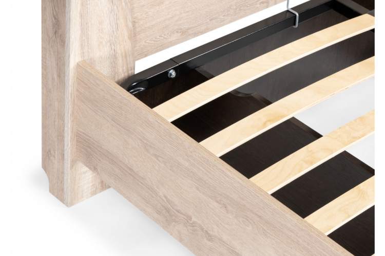 Кровать Магантия 140х200 сПМ парящая дуб баррик-6