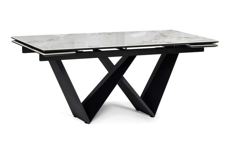 Керамический стол Бор 180(240)х90х78 pandorai / черный