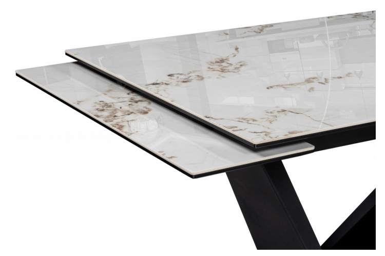 Керамический стол Бор 180(240)х90х78 pandorai / черный-5