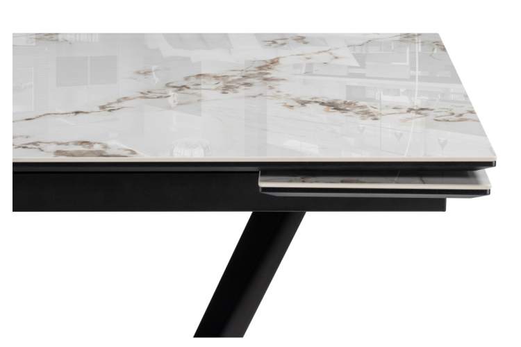 Керамический стол Бор 180(240)х90х78 pandorai / черный-7