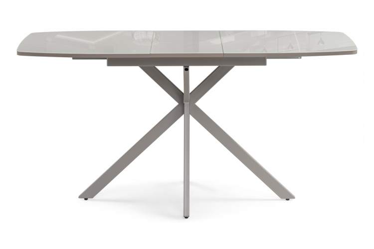 Стол стеклянный Тамаса 120(150)х70х76 латте / капучино-3