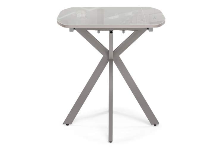 Стол стеклянный Тамаса 120(150)х70х76 латте / капучино-4