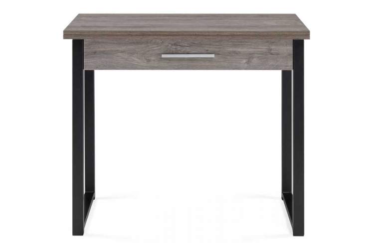 Стол деревянный Ибби 90(128)х64х77 рошелье / черный матовый-1