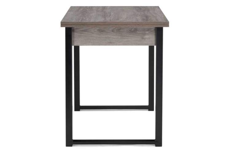 Стол деревянный Ибби 90(128)х64х77 рошелье / черный матовый-3