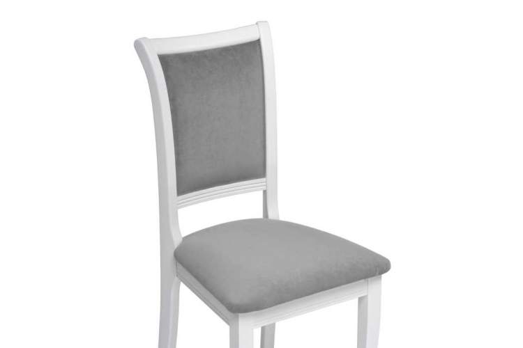 Стул деревянный Корнелл серый велюр / белый-4