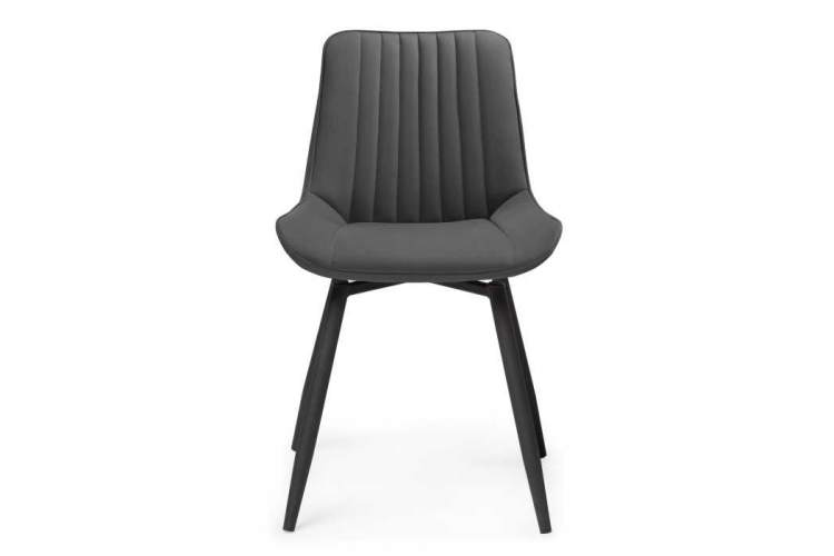 Седа К крутящийся темно-серый / черный Стул на металлокаркасе-2