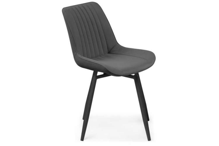 Седа К крутящийся темно-серый / черный Стул на металлокаркасе-3