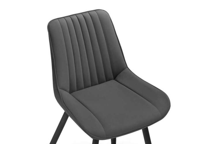 Седа К крутящийся темно-серый / черный Стул на металлокаркасе-6