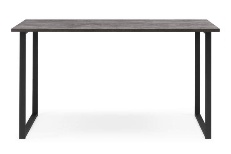 Стол деревянный Лиман 117 х 77 бетон светлый / черный матовый-1