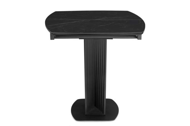 Керамический стол Вейл 140(180)х80 черный мрамор shakespeare black / черный-8