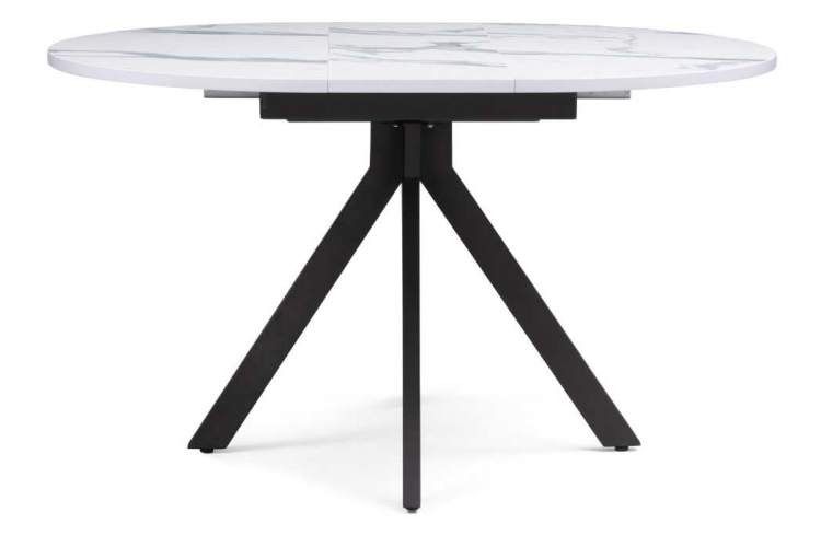 Стол деревянный Бетина мрамор белый / черный-2