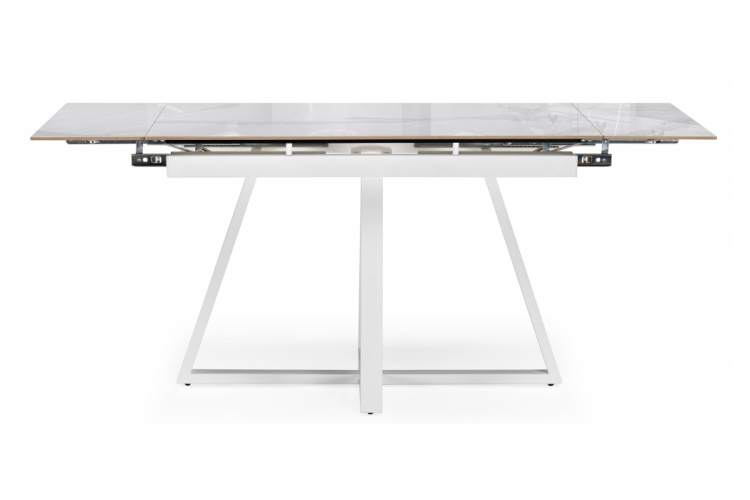 Керамический стол Силлем 120(180)х80х77 statuario cara / белый-3