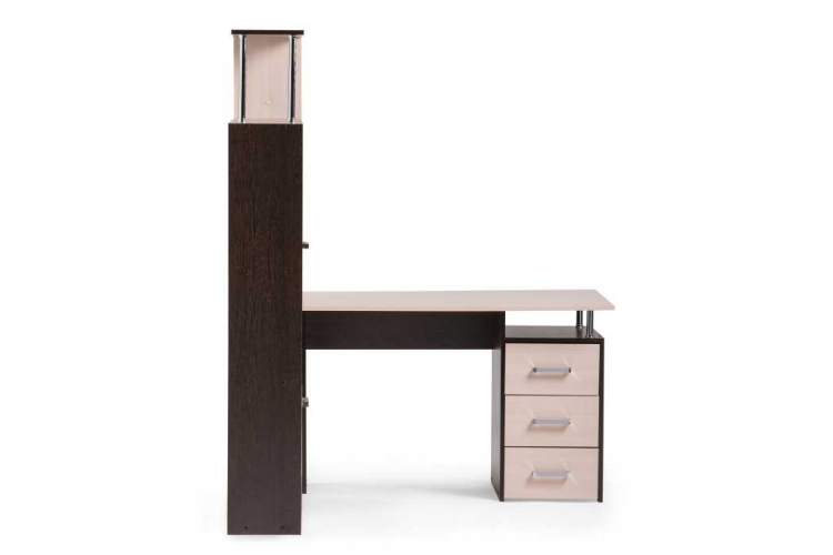 Компьютерный стол ДЕР КС-15 венге / дуб молочный левый-2