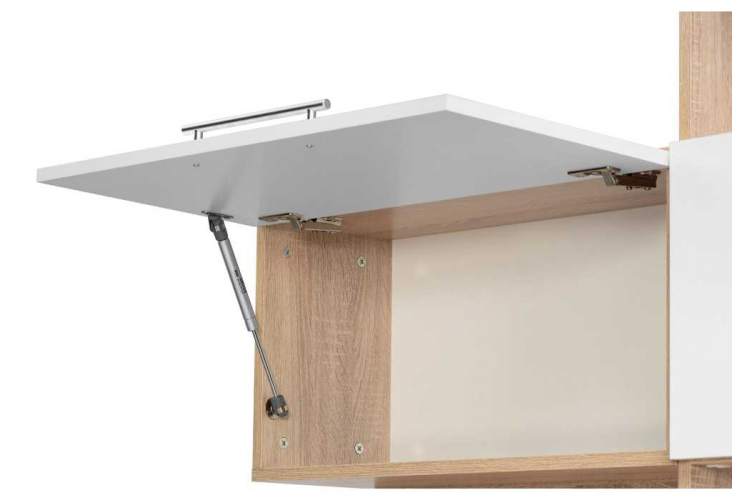 КСТ-14П правый дуб сонома / белый Компьютерный стол-4