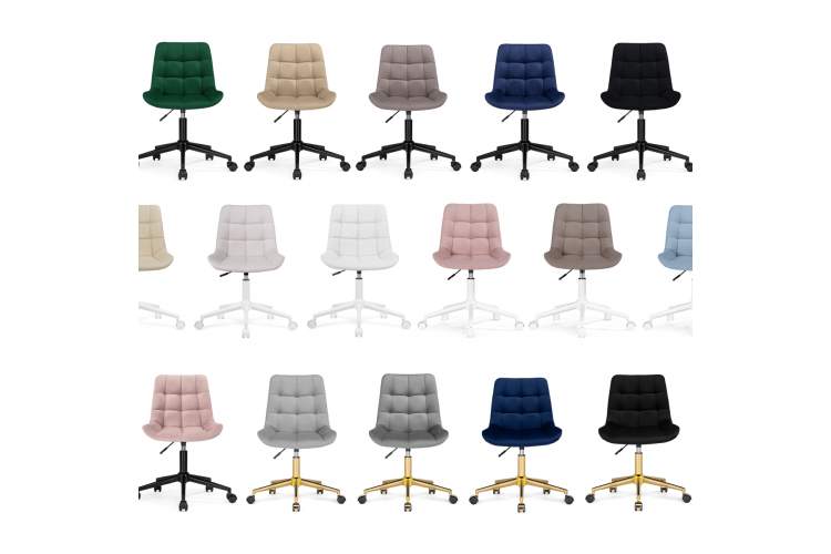 Офисное кресло Честер синий / черный-13