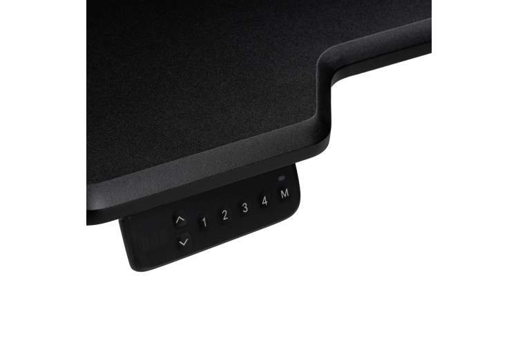 Компьютерный стол Маркос с механизмом подъема 120х75х75 черная шагрень / белый-11